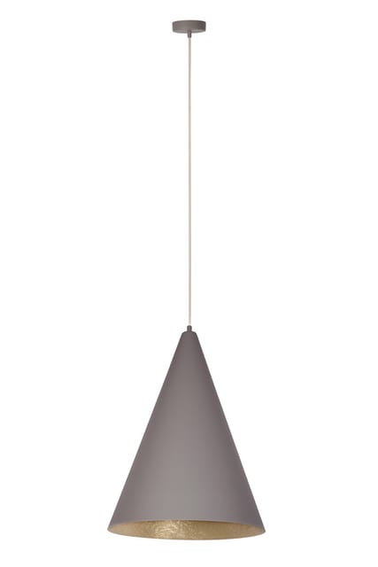 Sigma Pendant lamp VESUVIO S taupe/gold 41056
