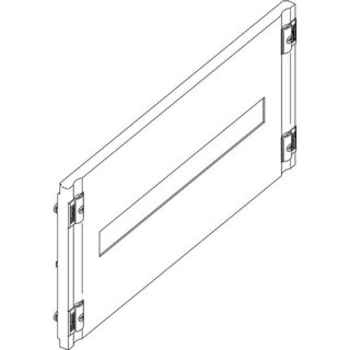 BTicino Front panel with screws 1/4 turn (plastic) and DIN35 window for 24 modules 600x300mm — 9533/24PL