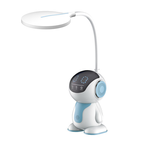 ACA Lighting DESK LAMP WHITE ABS+SILICON LED SMD 9W 500LM CCT 2800K – 3800K – 5700K IP20 — manufacturer representative image
