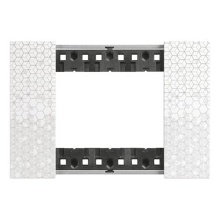 BTicino 3 modules Living Now plate — KA4803MW