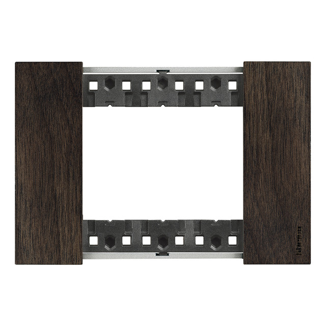 BTicino 3 modules Living Now plate — KA4803LG