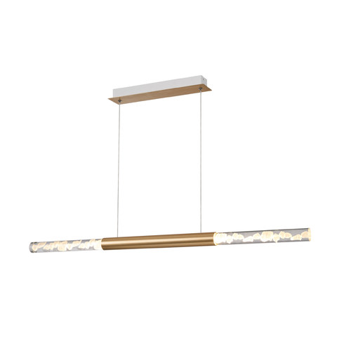 ACA Lighting OASIS-PENDANT LAMP SAND WHITE ALUMINIUM LED COB 15W CCT 750LM IP20 738X90X1500MM — manufacturer representative image
