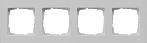 Gira E2 cover frame for flat installation grey matt grey matt (lacquered) — 0214375