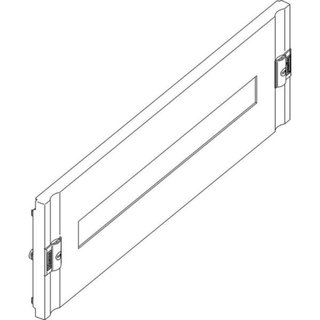 BTicino Front panel with screws 1/4 turn (plastic) and DIN35 window for 24 modules 600x200mm — 9531/24PL