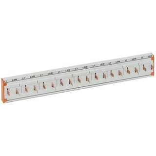 BTicino Cabling comb for Btdin 2P - 18 modules - In 63/80A (lateral/central feed) for IDROBOARD — FP18/2P