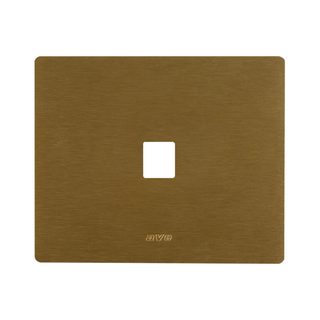 AVE NEW STYLE S44 ALUMINIUM FRONT PLATE, BRONZE ALUMINIUM – 1 ACCESSORY – 3 MOD. — 44PANQ29BRZ