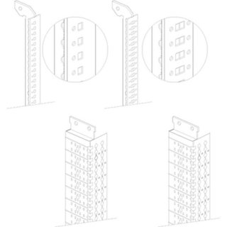 BTicino Risers with variable step for front separation — 91845/8MH