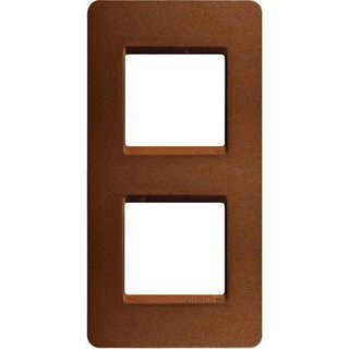 BTicino Matix - plate 2+2 vertical Terracotta — AM4802V/2RT