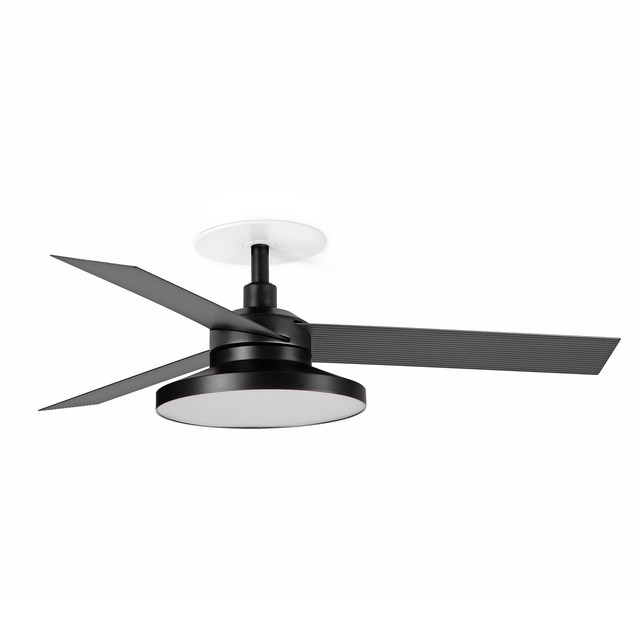 Faro Barcelona CRUISER RECESSED TAK S Black/aluminium fan 4000K — 34285R2C — manufacturer representative image