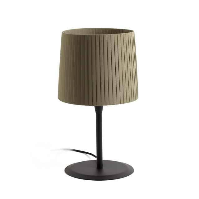 Faro Barcelona SAMBA Black/ribbon green table lamp — 64311-40-US