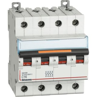 BTicino BTDIN250 - 4P Mcb curve C - In= 16A - Icu= 25kA — FV84C16