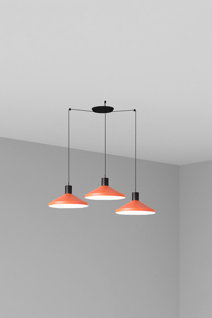 Faro Barcelona KOMBO 400 3L Terracotta pendant lamp — 68597-3L