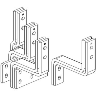 BTicino Supply busbars kit for omnibus busbars step 125mm flat busbars step 75mm — TKOM600PC