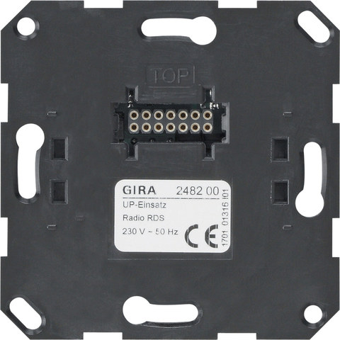 Gira ins. RDS FM radio Electronics — manufacturer representative image
