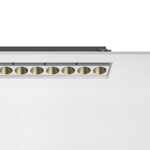Flos Light Shadow Adjustable No Trim Mains Dimming Version 8 Spots Optic Flood — manufacturer representative image