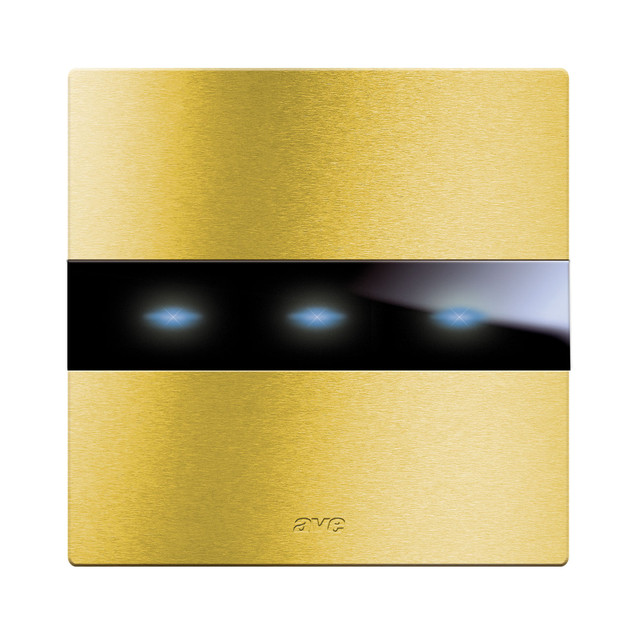 AVE FR.PLATE98 TOUCH ALUM. GOLD 3COM — 44PATCK3ORO