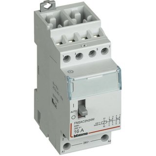 BTicino Monostable relay - In=16 A - Vn=24 Vac - 2NO+2NC - 2 modules — FM2AC2N24M