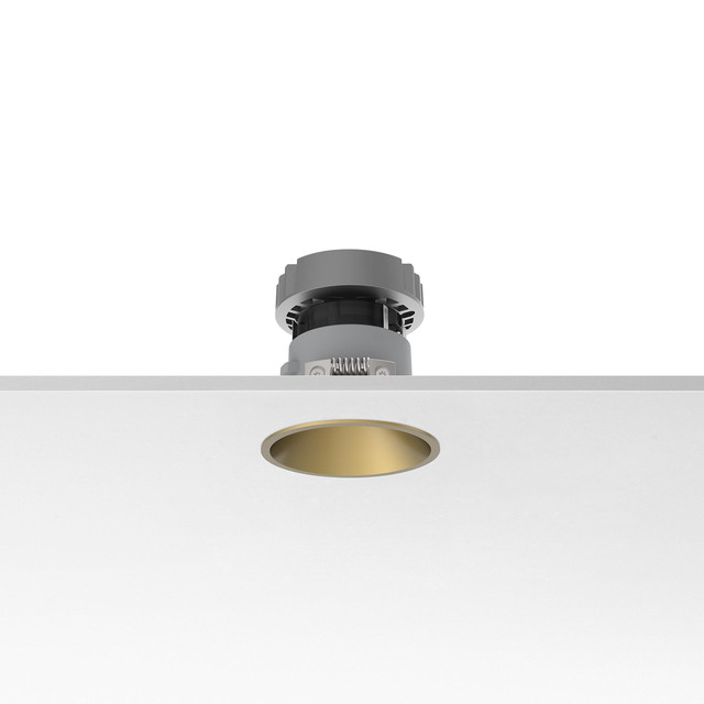 Flos Easy Kap Ø 80 Fixed Optic Flood - Dim-To-Warm — 03.4297.GL.LE — manufacturer representative image