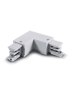 Zambelis 19405-L LEFT CORNER FOR 3-PHASE TRACK WHITE 100-240V