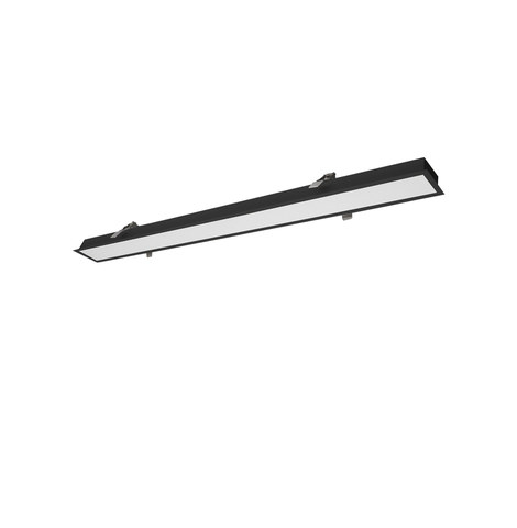 Viokef Linear Recessed L1140 4000K Black Dim. Station Ultra — manufacturer representative image