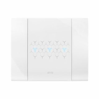 AVE SMART44 TOUCH WHITE METAL F.PLATE3M — 44PSMTC3B