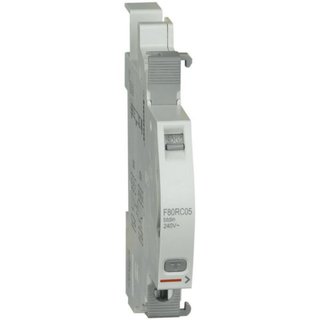 BTicino Auxiliary contact switchable in allarm contact 1NO/NC - Vn=230Vac - 0.5 modules — F80RC05