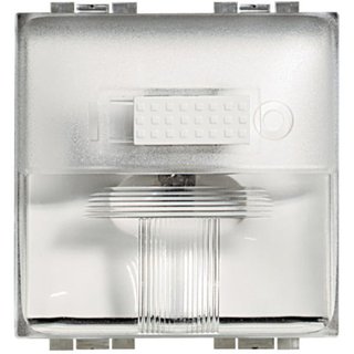 BTicino Step marker Light with white Light LED and switch - 230 Vac — L4382/230