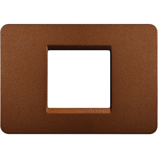 BTicino Matix - plate 2P centered Terracotta — AM4819RT