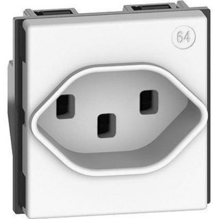 BTicino Swiss standard socket 2 P+E 16 A 250 Vac — KW4164T23