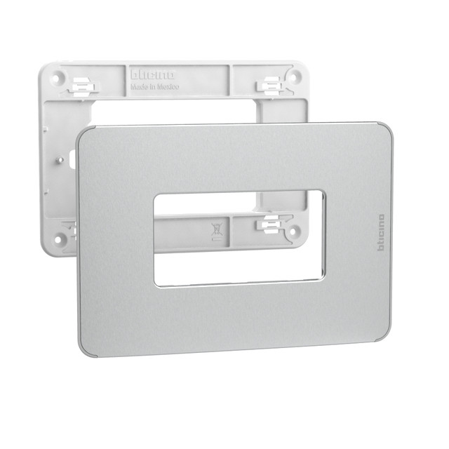 BTicino Cover plate - Pass&Saymour modules — JA4803PAA