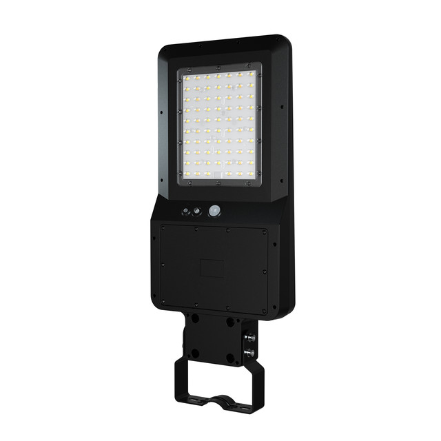 ACA Lighting LED STREET SOLAR LUMINAIRE WITH SMART SENSOR 40W 3CCT IP65 140°X70° Ra≥80 — ORVAN40CCT