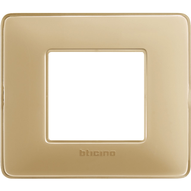 BTicino Cover plate 2 modules — AM4802CAV