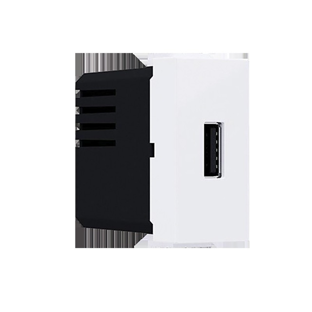 ACA Lighting MODYS USB CHARGER WHITE 1 M. 1XUSB 5VDC 1.2A IP20 — 10101412820