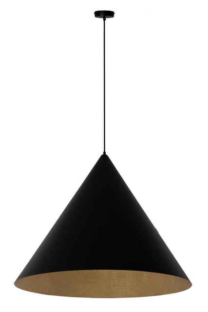 Sigma Pendant lamp VESUVIO L black/gold 3xE27 41040