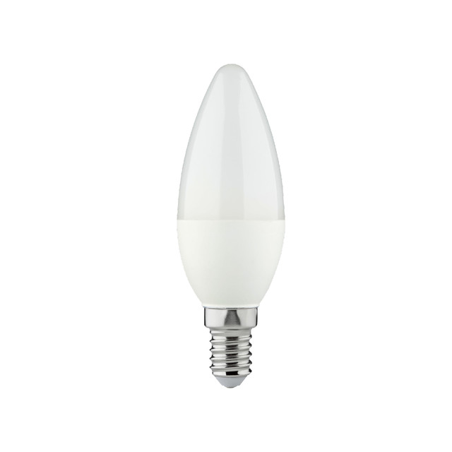 ACA Lighting LED SMD C35 2,5W 6500K 240° 198-250V AC 250LM RA80 1xE14 2YEARS OPAL 35x102mm — C35K25CW — manufacturer representative image