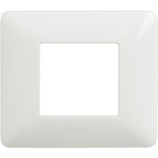 BTicino Cover plate 2 modules — AM4802BBN