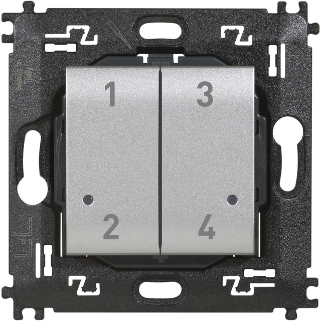 BTicino Wireless scenarios control with 4 buttons for activating of scenarios 1.2,3 and 4. — NT4575CW