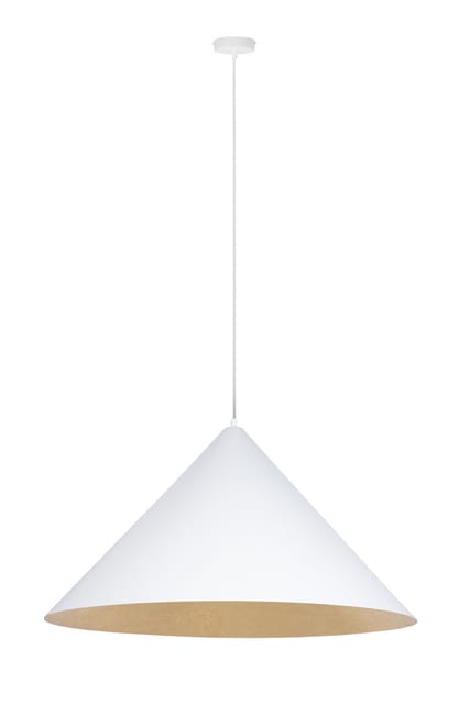 Sigma Pendant lamp VESUVIO M white/gold 3xE27 41028