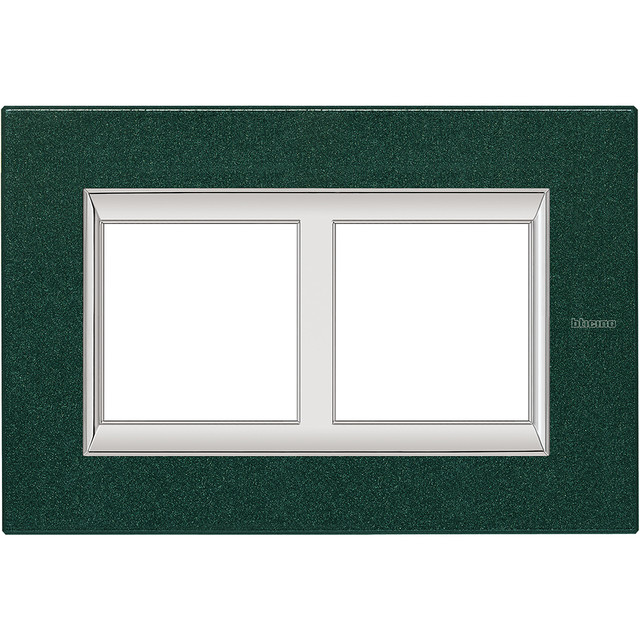 BTicino Rectangular cover plate 2x2P 57mm — HA4832/2VS