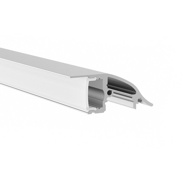 ACA Lighting HID ALUMINUM PROFILE P62NU WITH OPAL PC DIFFUSER 2m/pc HID ΠΡΟΦΙΛ ΑΛΟΥΜΙΝΙΟΥ P62ΝU ΜΕ ΟΠΑΛ PC ΚΑΛΥΜΜΑ 2m/pc
