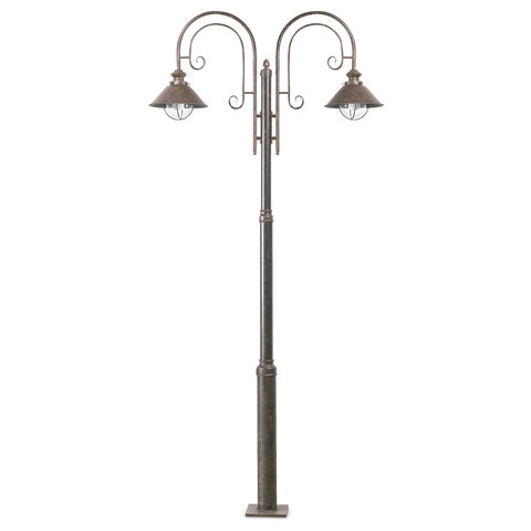 Faro Barcelona NÁUTICA 2L Rust pole lamp — manufacturer representative image