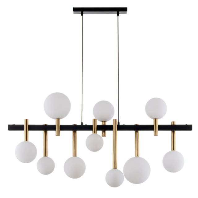 Sigma Pendant lamp AKORD 10 black/gold szczotkowany 41934