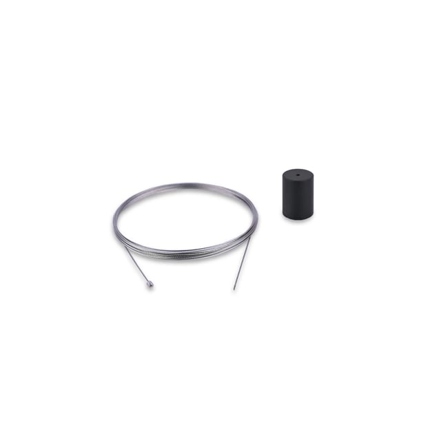 Flos Skynest Motion Black ceiling rose and steel cable assembly — RF6391031
