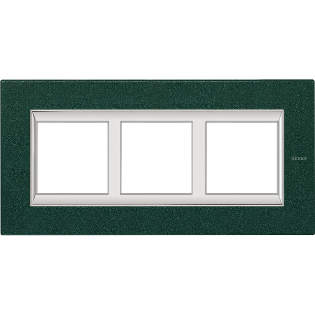 BTicino Rectangular cover plate 2x3P 57mm — HA4832/3VS