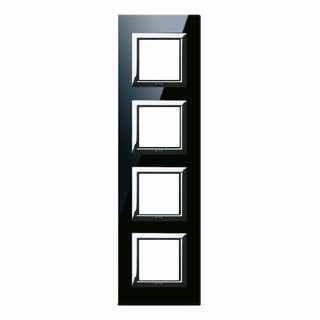 AVE VERA44 GLASS FR.PL. BLACK 2+2+2+2M — 44PV28NAL