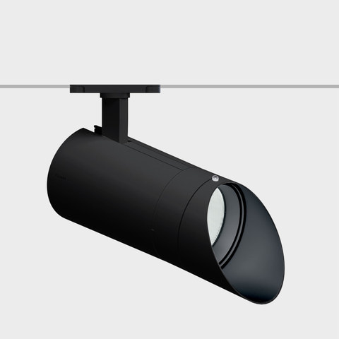 iGuzzini Palco Low Voltage wall washer ø 86 mm for Filorail — PV50 — manufacturer representative image