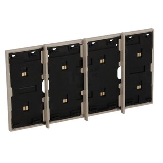 BTicino Electrified frame for the installation of up to 4 digital controls. Sand — KM8103P1