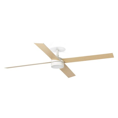 Faro Barcelona RUDDER RECESSED 4 L White/ash fan 20W SWT — manufacturer representative image