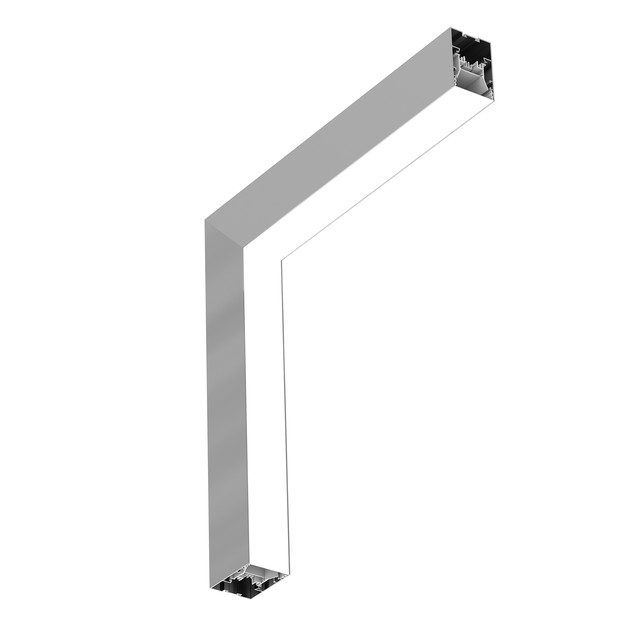 Flos In-Finity 70 Surface Dihedral Corner 3000K General Lighting Dali — N70SDC3G02BDA — manufacturer representative image