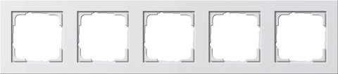 Gira E2 cover frame pure white glossy pure white glossy — 021529